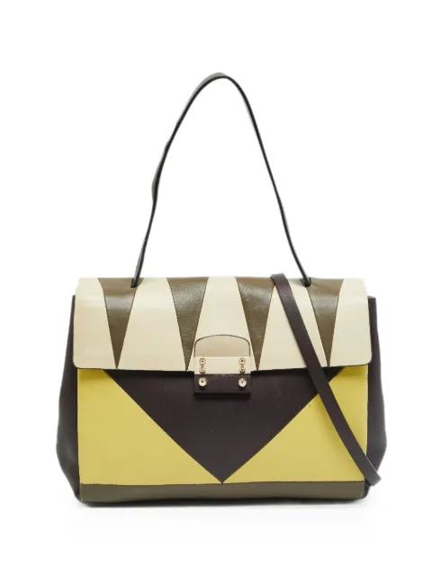 Valentino Garavani Pre-Owned leather shoulder bag Brown 1343923