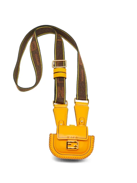Fendi Pre-Owned Baguette AirPods Pro case Orange 1264004