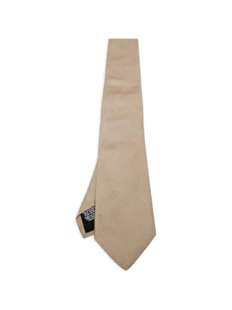 BOSS silk tie Neutrals 1279980
