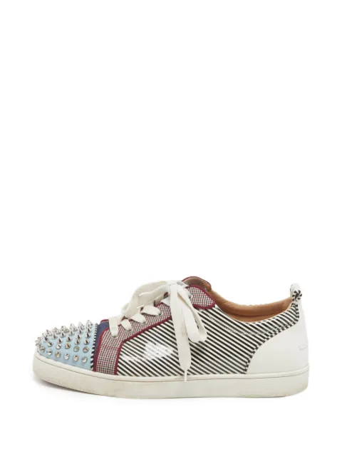 Christian Louboutin Pre-Owned Louis Junior Spikes sneakers White 1326908
