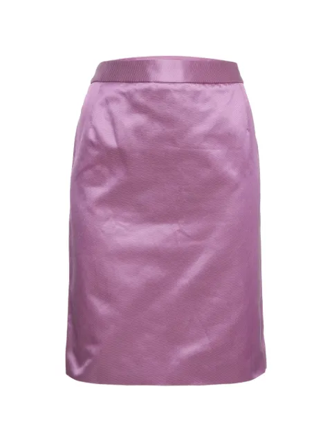 Christian Dior Pre-Owned high-waisted pencil skirt Pink 1293169