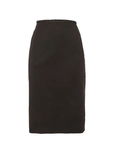 Armani Vintage pencil midi skirt Black 1290469