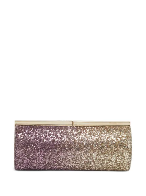 Jimmy Choo Pre-Owned Trinket degradé glitter clutch bag Pink 1300300