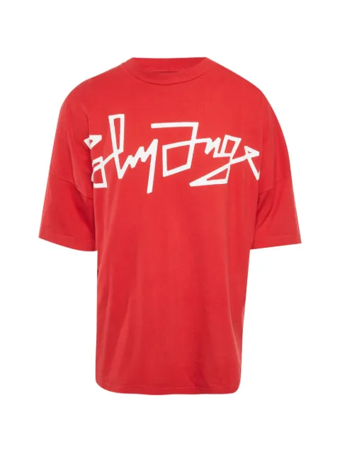 Palm Angels logo oversized T-shirt Red 1289614
