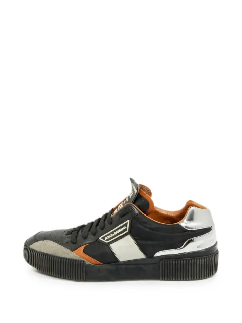 Dolce & Gabbana Pre-Owned Miami panelled sneakers Black 1296687