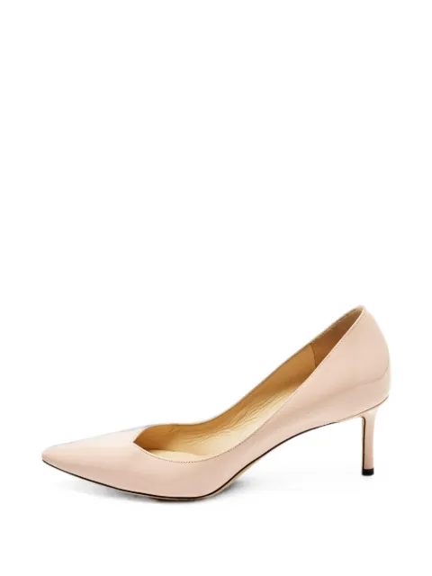 Jimmy Choo Pre-Owned Romy pointed-toe pumps Pink 1294676