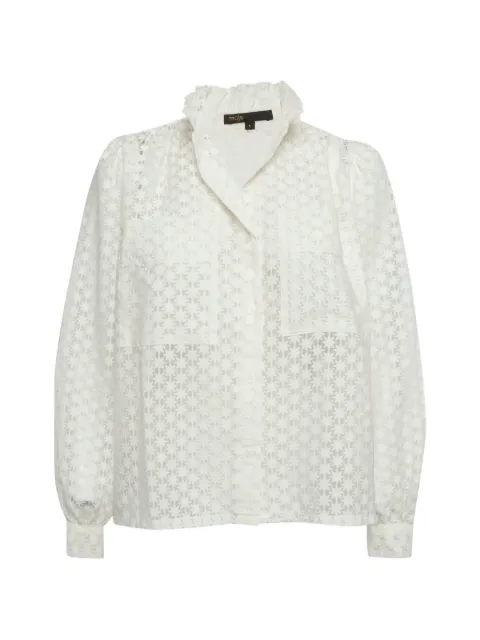 Maje chest-pocket shirt White 1295645