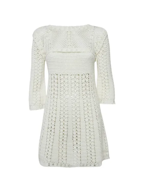 Elisabetta Franchi long-sleeves mini dress White 1265206