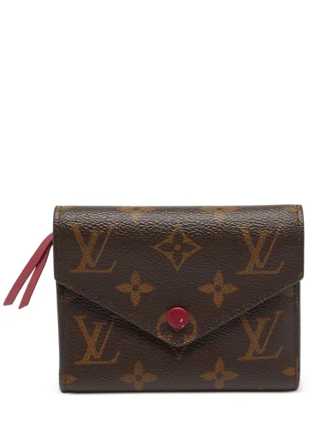 Louis Vuitton Pre-Owned 2017 Victorine monogram wallet Brown 1336356