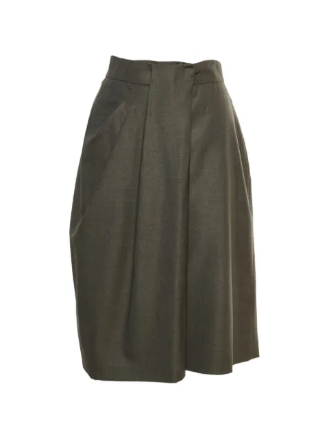 Max Mara pleated midi skirt Brown 1317205