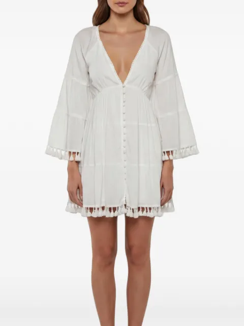 alice + olivia open-back mini dress White 1340041