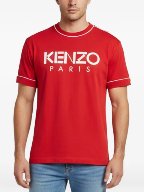 Kenzo Pre-Owned logo-print jersey T-shirt Red 1349715