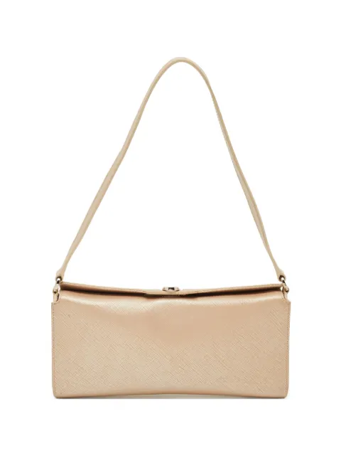 Ferragamo Pre-Owned Gancini Saffiano clutch bag Neutrals 1281801