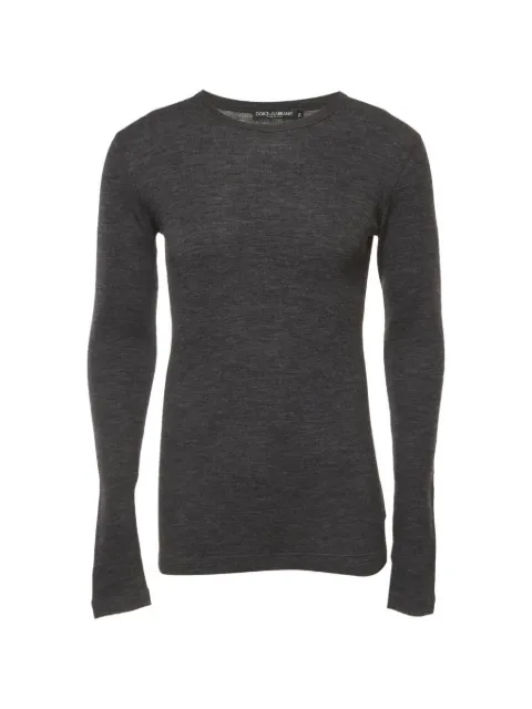 Dolce & Gabbana Pre-Owned crew-neck T-shirt Grey 1324411