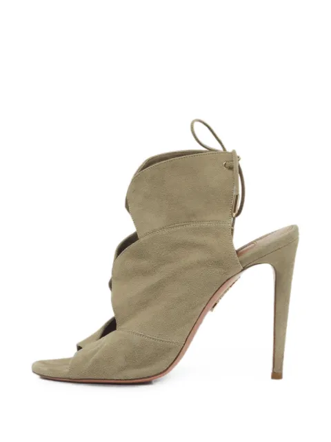 Aquazzura Sexy Thing ankle strap sandals Grey 1294408