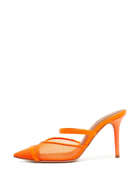 Malone Souliers Clio leather mules Orange 1330979