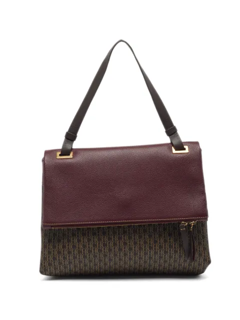 Carolina Herrera Vintage monogram top-handle tote bag Red 1302185