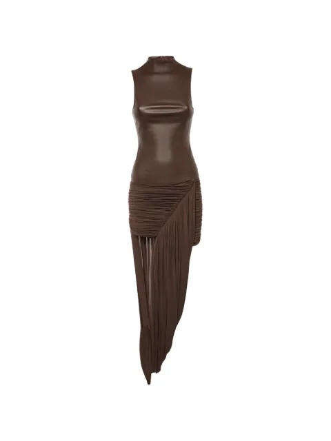 424 Mesina draped maxi dress Brown 1313337