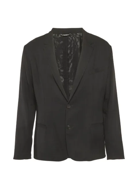Dolce & Gabbana Pre-Owned Dolce & Gabbana Black Wool Lightweight Blazer XXL Black 1303750