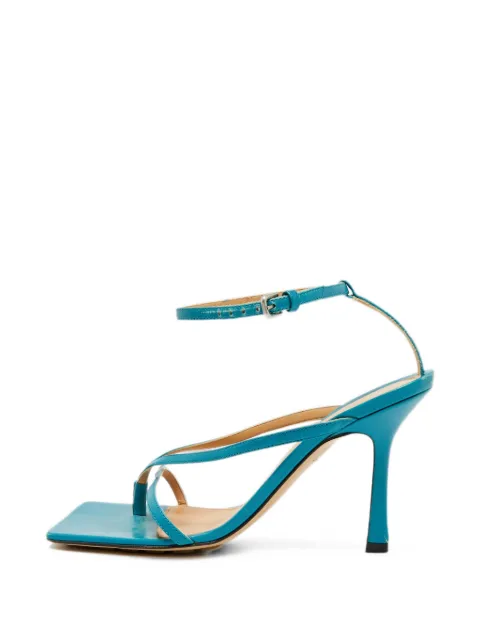 Bottega Veneta Pre-Owned Stretch ankle-strap sandals Blue 1300344