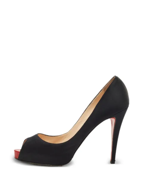 Christian Louboutin Pre-Owned Very Prive peep-toe pumps Black 1275030