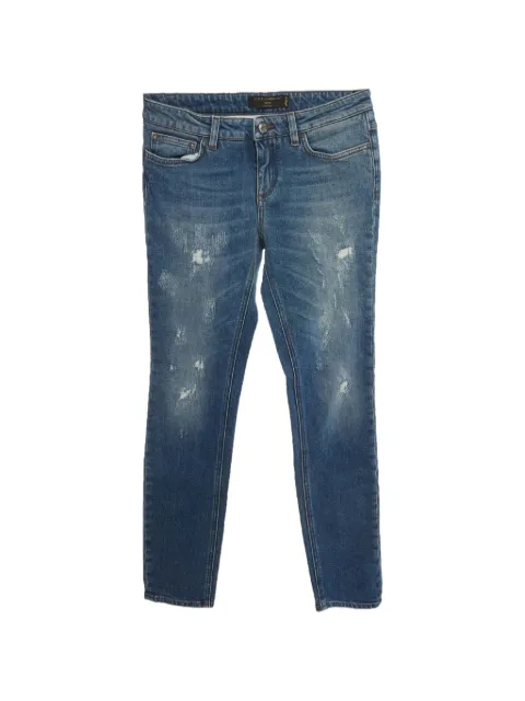 Dolce & Gabbana Pre-Owned distressed skinny jeans Blue 1315997