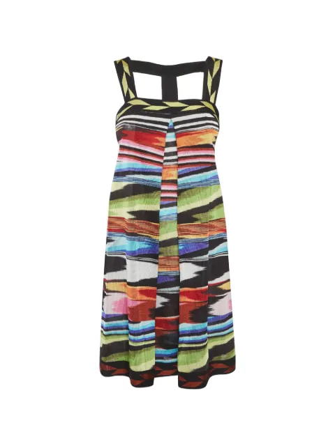 Missoni Pre-Owned multicolour-stripe mini dress Black 1293036