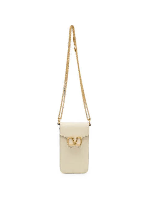 Valentino Garavani Pre-Owned VLogo crossbody bag Neutrals 1347497