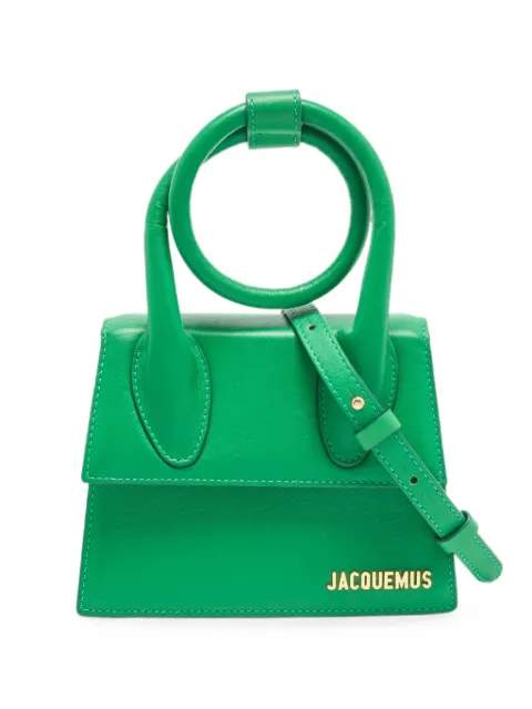 Jacquemus Pre-Owned Le Chiquito Noeud top handle bag Green 1358077
