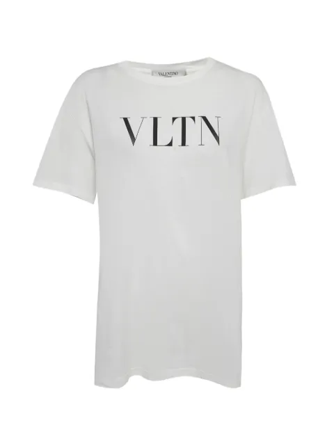 Valentino Garavani Pre-Owned VLTN logo-print T-shirt White 1278557