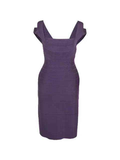 Hervé Léger Pre-Owned sleeveless dress Purple 1333662