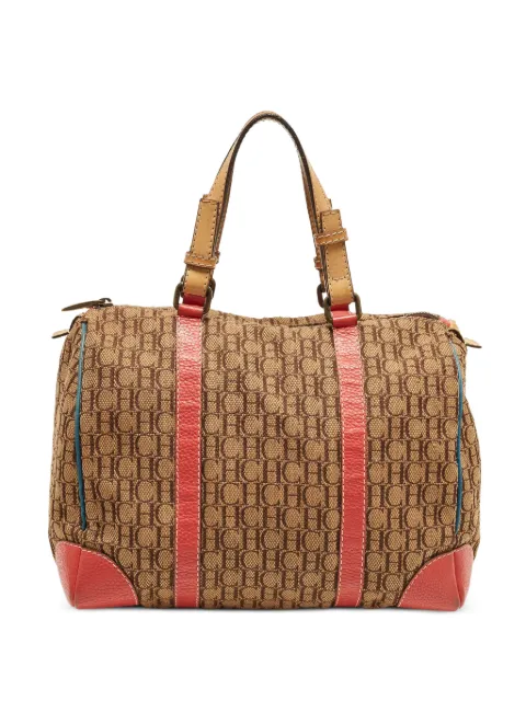 Carolina Herrera Vintage Andy monogram tote bag Brown 1291341