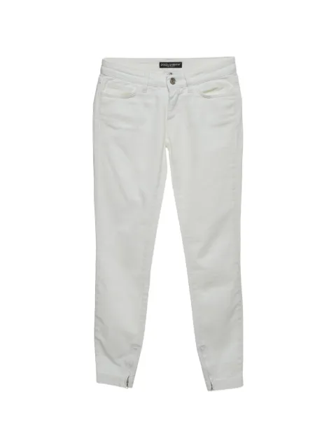 Dolce & Gabbana Pre-Owned skinny jeans White 1316445