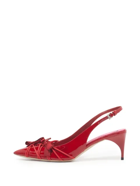 Nº21 bow-detail buckle pumps Red 1336410