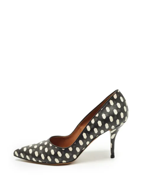 Givenchy Pre-Owned polka dot pointed-toe pumps Black 1271532