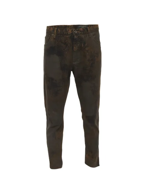 Dolce & Gabbana Pre-Owned Loose distressed jeans Black 1293058