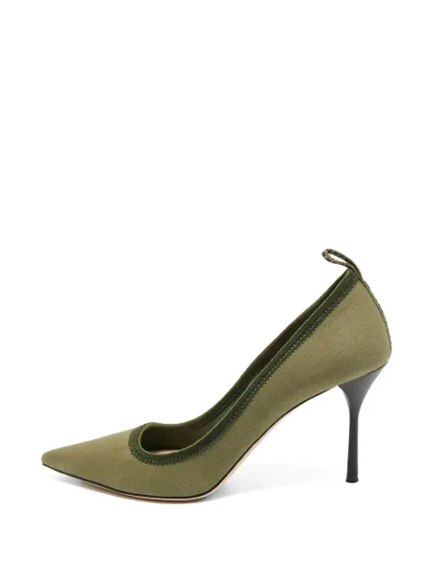 Miu Miu Pre-Owned pointed-toe pumps Green 1363624