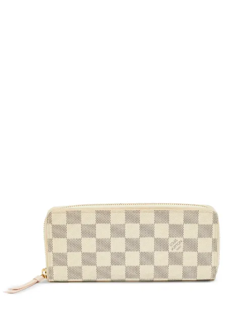Louis Vuitton Pre-Owned Clemence Damier Azur wallet Neutrals 1258457