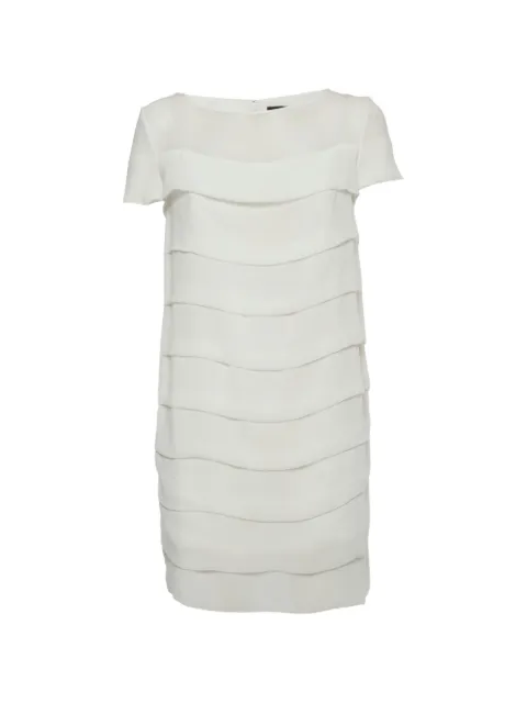 Elisabetta Franchi tiered chiffon mini dress White 1313777