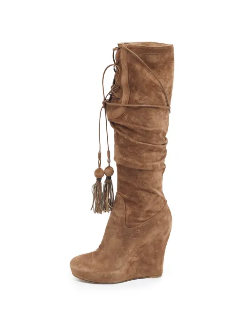 Le Silla tassel-detail knee-length boots Brown 1319316