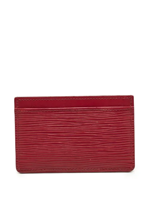 Louis Vuitton Pre-Owned 2016 Epi-leather card holder Red 1334199