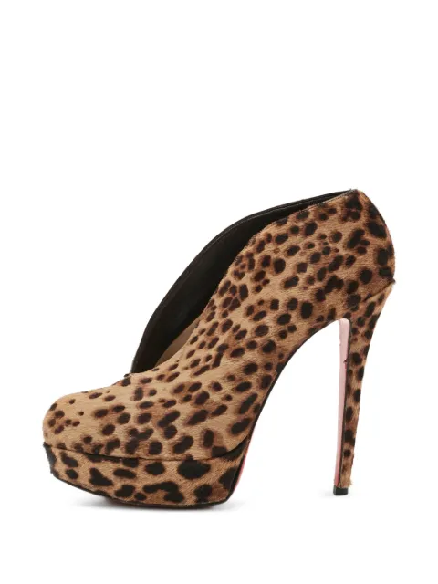 Christian Louboutin Pre-Owned leopard-print heeled pumps Neutrals 1314276