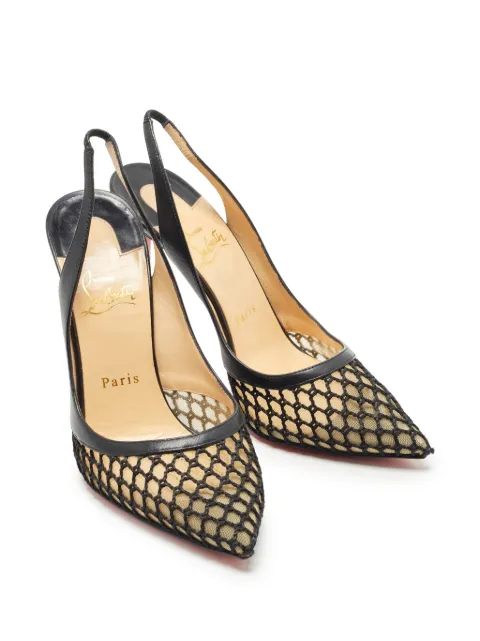 Christian Louboutin Pre-Owned Miluna slingback pumps Black 1356721