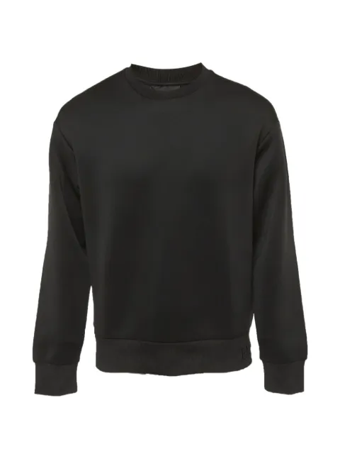 Emporio Armani Pre-Owned logo-embroidered sweatshirt Black 1287656