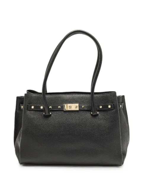 Michael Kors Vintage large Addison stud-embellished tote bag Black 1288360