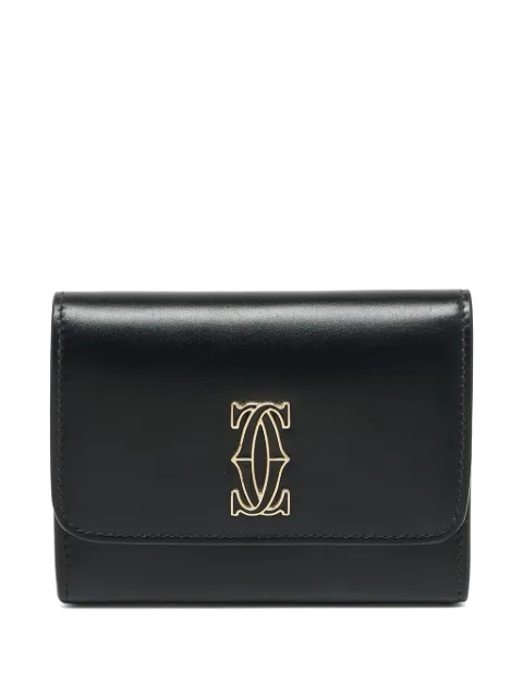 Cartier C de Cartier leather wallet Black 1336222