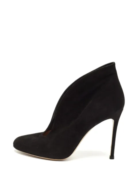 Gianvito Rossi Vamp suede ankle boots Black 1290397