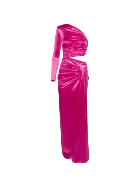 Elisabetta Franchi draped cut-out maxi dress Pink 1303395