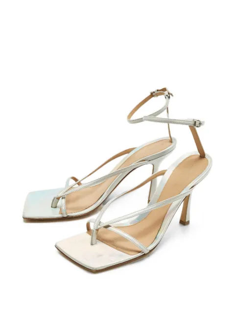 Bottega Veneta Pre-Owned Stretch sandals Silver 1315616