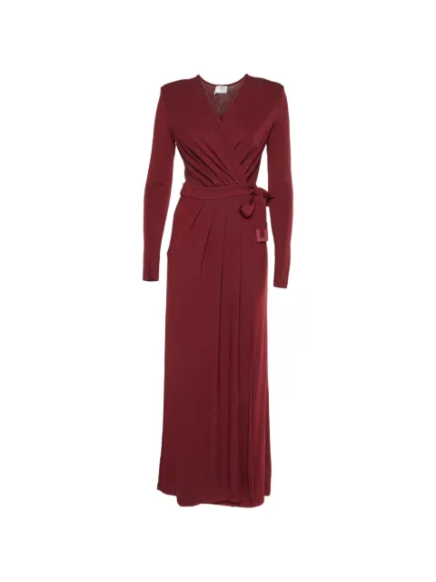 Elisabetta Franchi wrap maxi dress Red 1334766